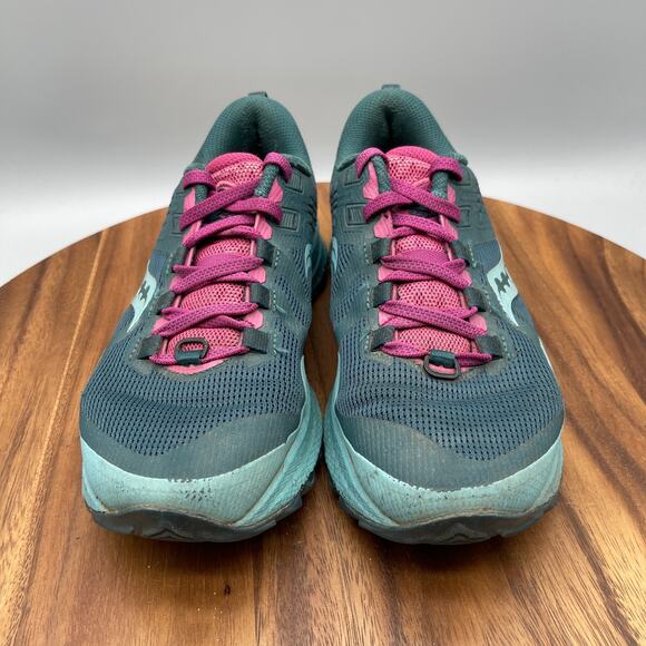 Saucony Xodus 10 Shoes Womens Size 7.5 Green Trail Running Walking Hiking - Picture 2 of 8